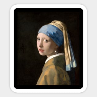 Girl with a Pearl Earring Sticker